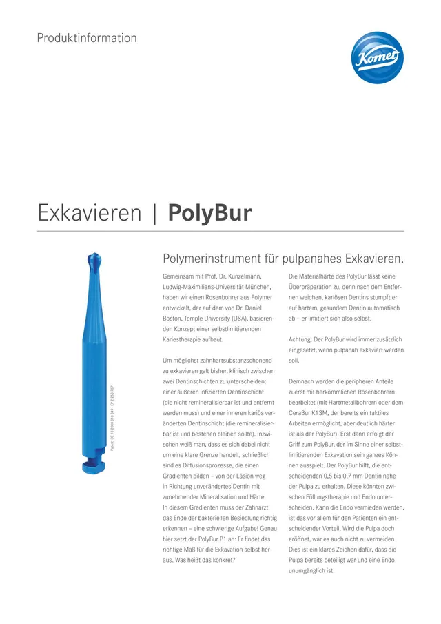 komet-dental-polybur-pi-polymerinstrument-pulpanahes-exkavieren image 1