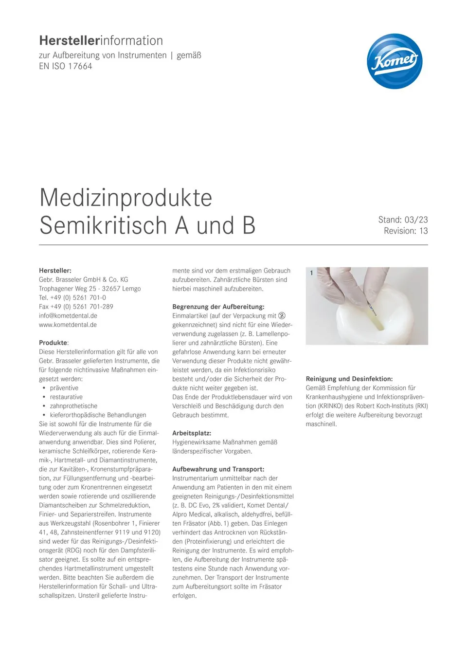 komet-diao-herstellerinformation-semikritisch-a-und-b-iso-17664 image 1
