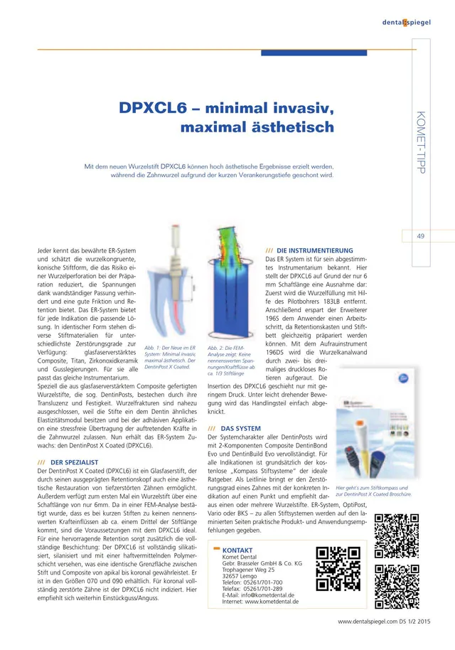 komet-dental-diao-dpxcl6-instrument-minimalinvasiv-sthetisch image 1
