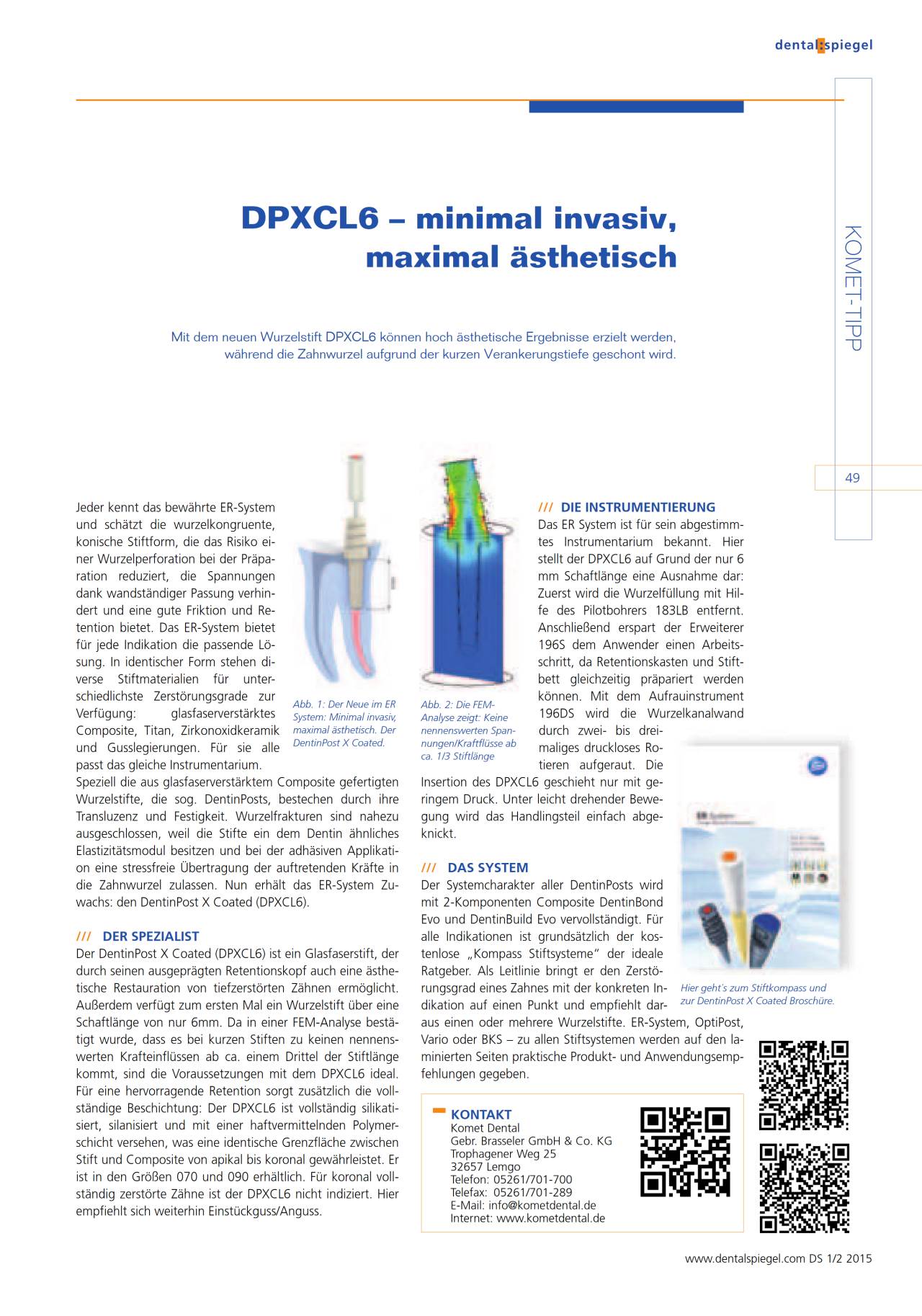 komet-dental-diao-dpxcl6-instrument-minimalinvasiv-sthetisch image 1
