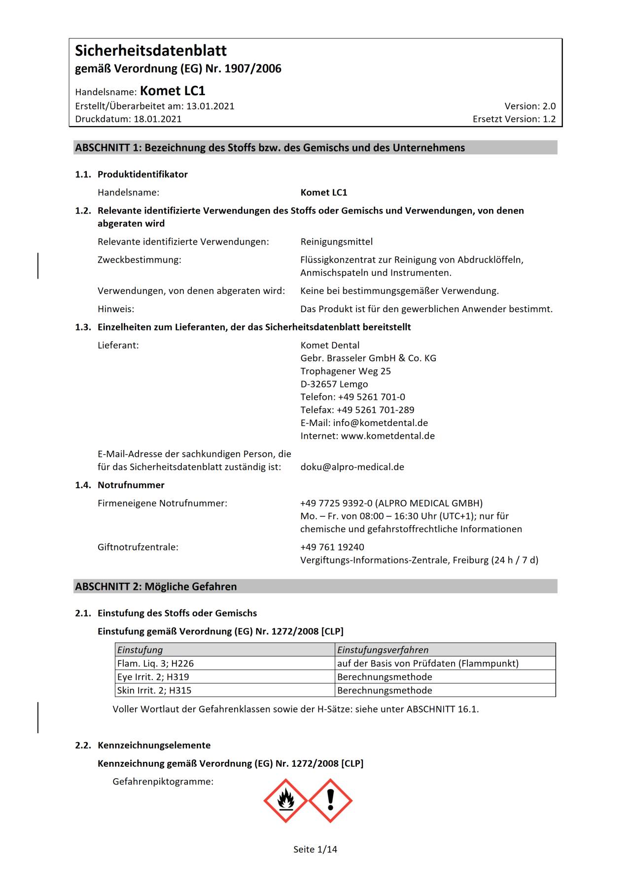 komet-dental-diao-lc1-sicherheitsdatenblatt-reinigungsmittel image 1