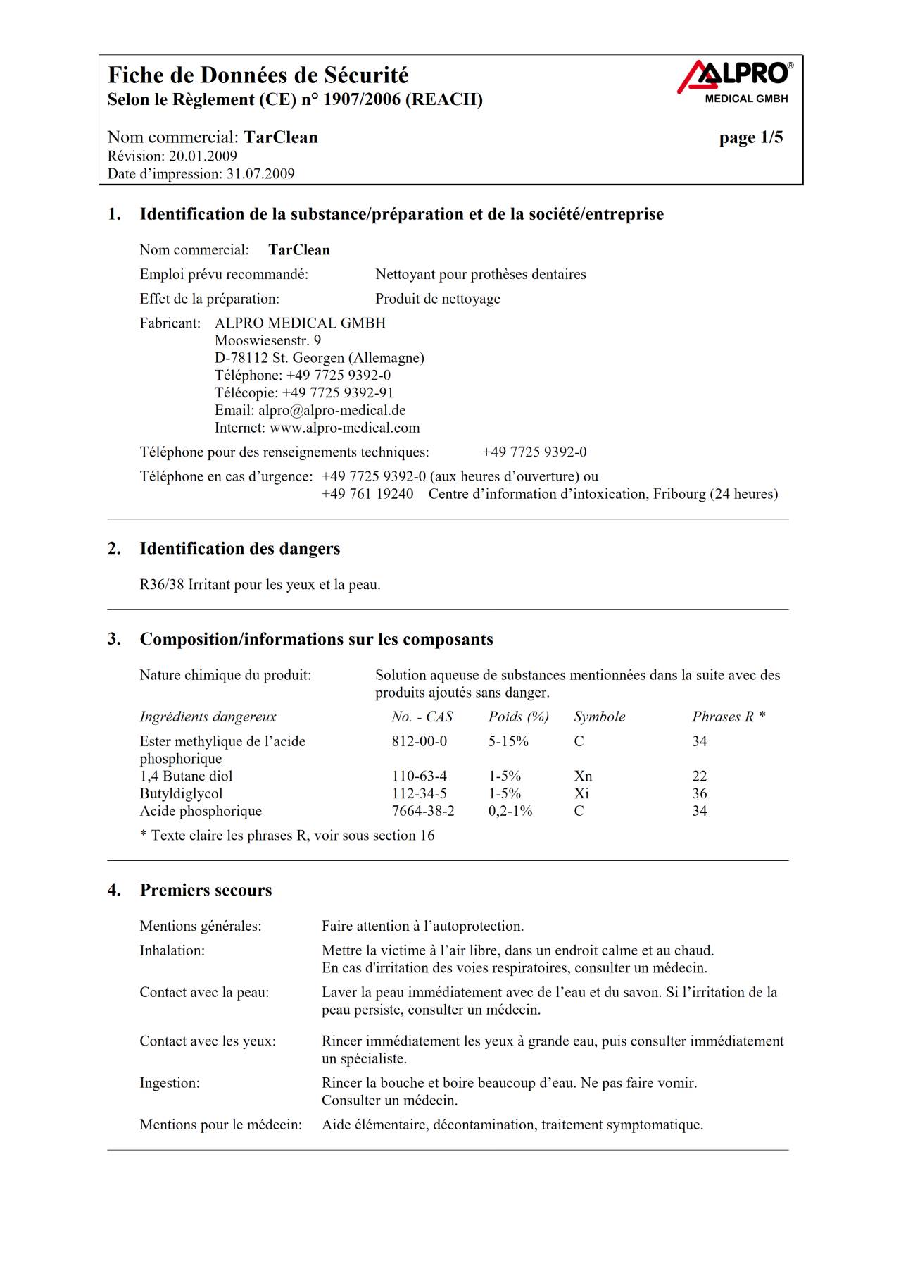 alpro-tarclean-sicherheitsdatenblatt-sdb-hygiene image 1