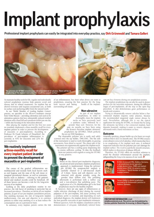 komet-ceradrill-fachbericht-implantatprophylaxe-praxisintegration image 1