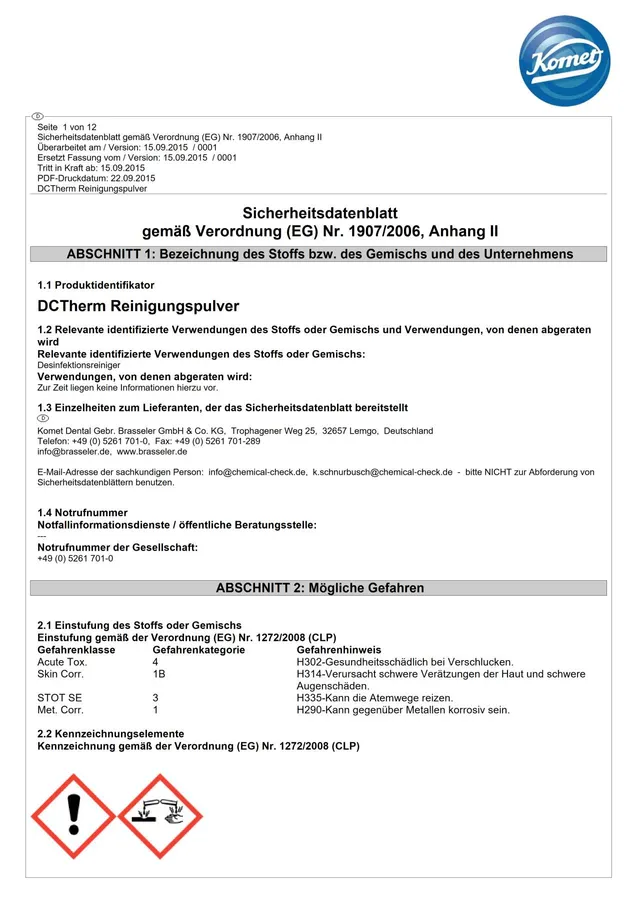 komet-dental-diao-dctherm-reinigungspulver-sicherheitsdatenblatt image 1