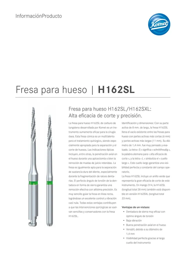 komet-ceradrill-h162sl-knochenfr-se-pr-zise image 1