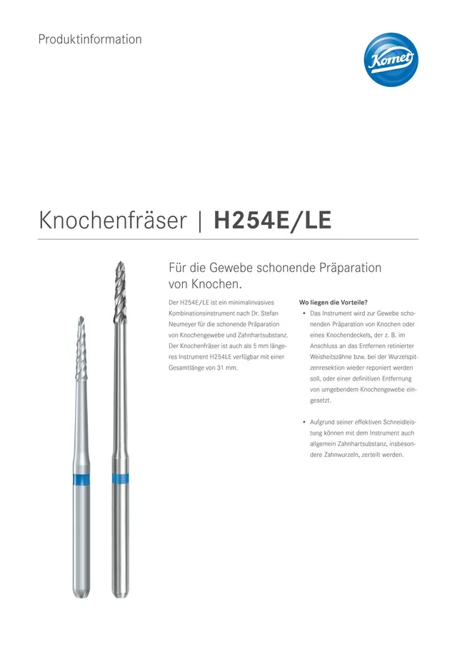 komet-ceradrill-h254e-le-knochenfr-ser-gewebeschonend image 1