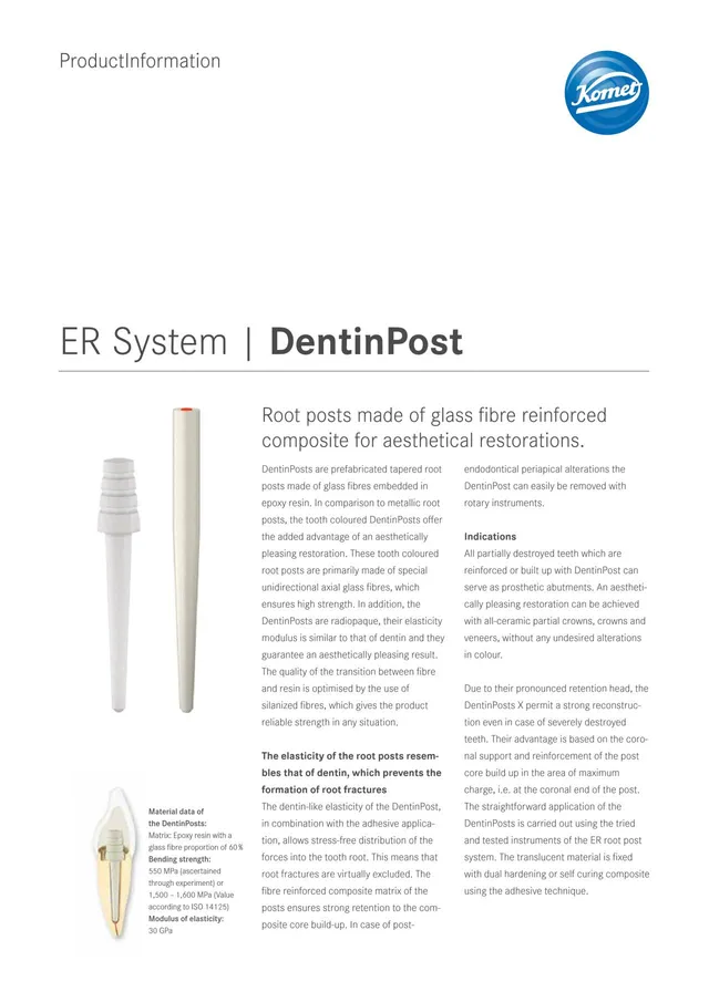 komet-dental-cerapost-dentinpost-wurzelstift-info-glasfaser image 1