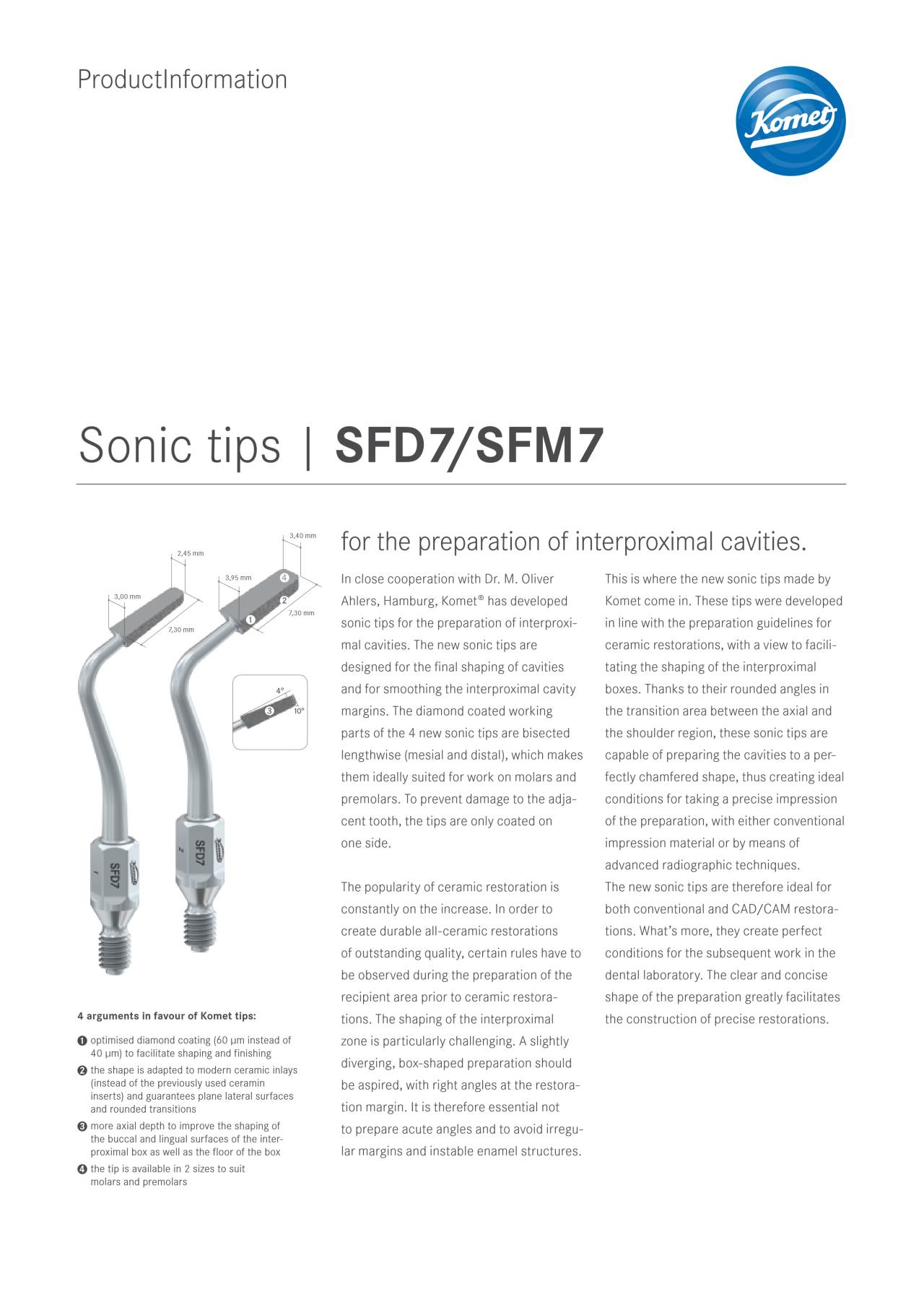 komet-sonicline-sfd7-sfm7-schallspitzen-approximal image 1