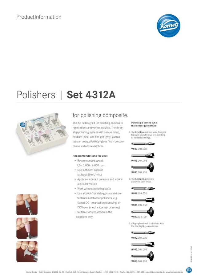 komet-diao-set-4312a-polierset-composite-politur image 1