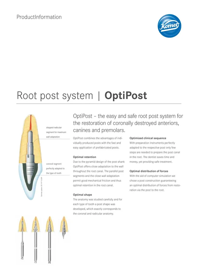 komet-optipost-wurzelstift-system-frontz-hne image 1