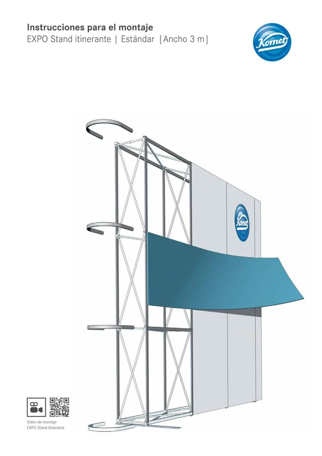 komet-dental-diao-expo-stand-aufbauanleitung-3m-standard-paket image 1
