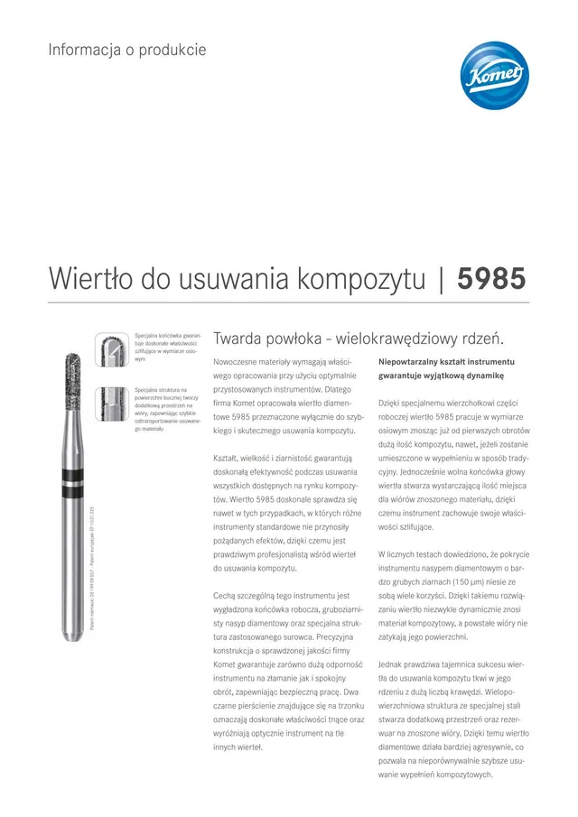 komet-diao-5985-bohrer-kompositentfernung-produktinfo image 1