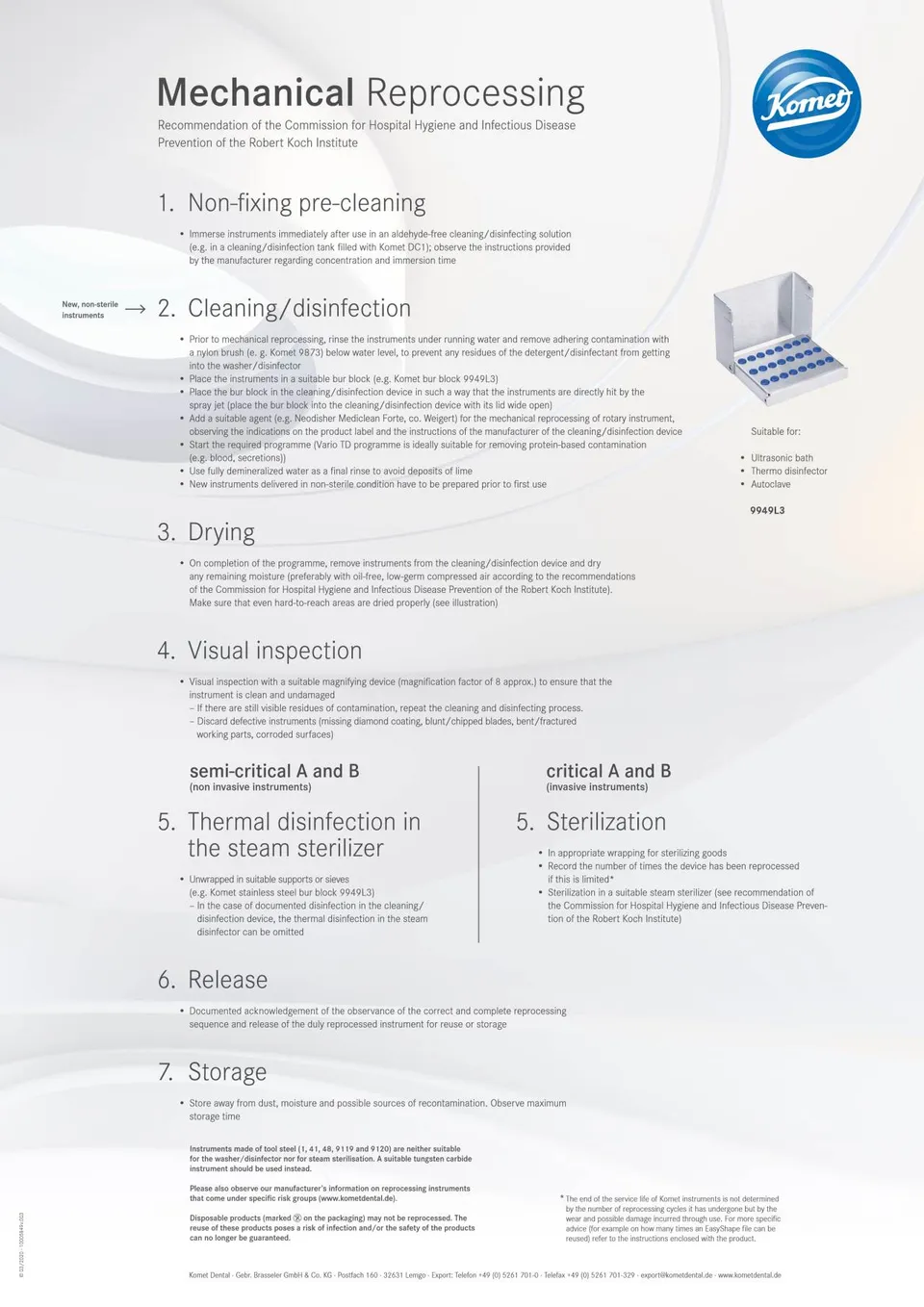 komet-dental-diao-poster-mechanische-aufbereitung-rki-empfehlung image 1