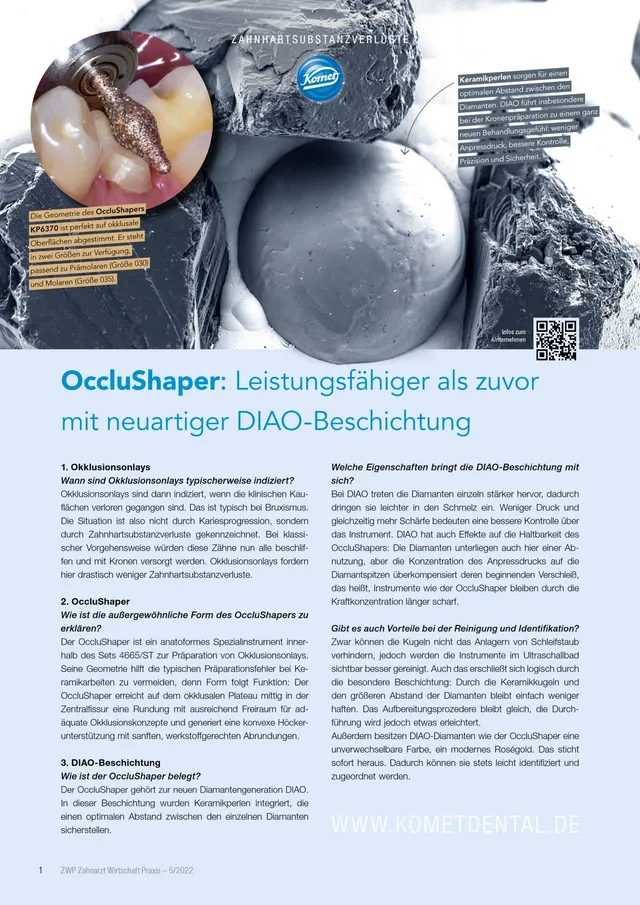 komet-dental-occlushaper-diao-praxisinfo-2022-05-pdf image 1
