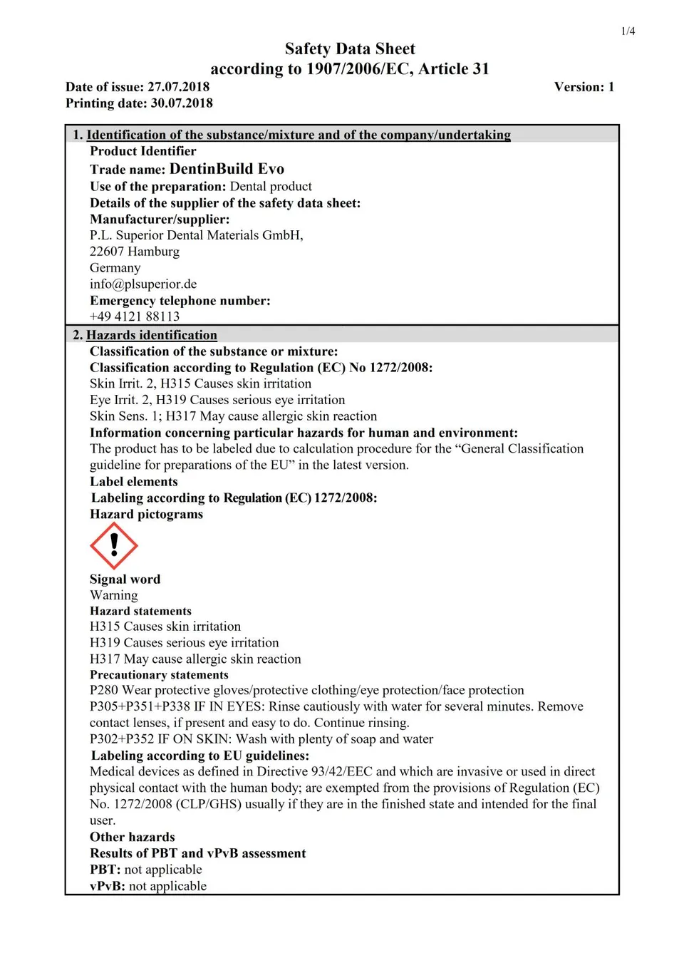komet-dental-diao-dentinbuild-evo-sicherheitsdatenblatt-sdb image 1