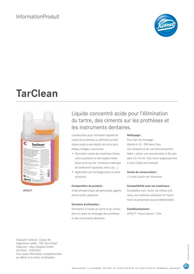 komet-diao-tarclean-produktinformation-reinigung image 1