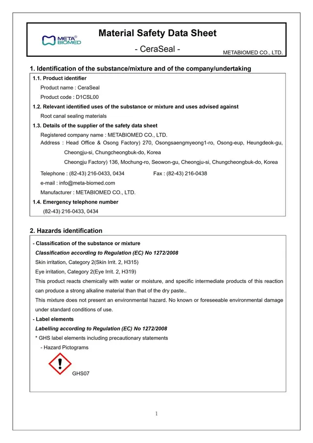 komet-bioseal-ceraseal-sicherheitsdatenblatt-msdb-sealer image 1