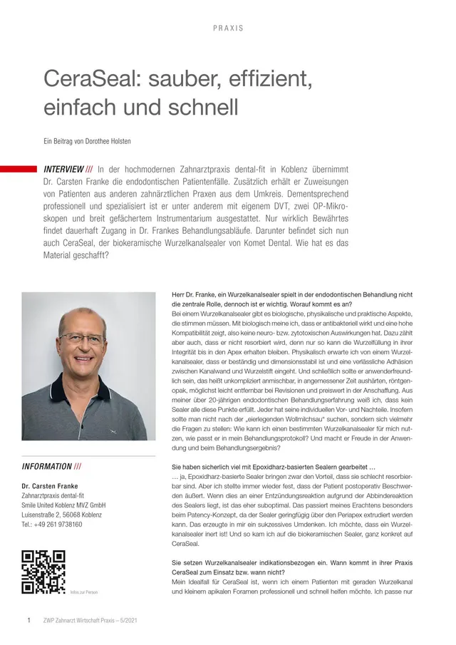 komet-bioseal-fachbericht-ceraseal-interview-dr-franke image 1