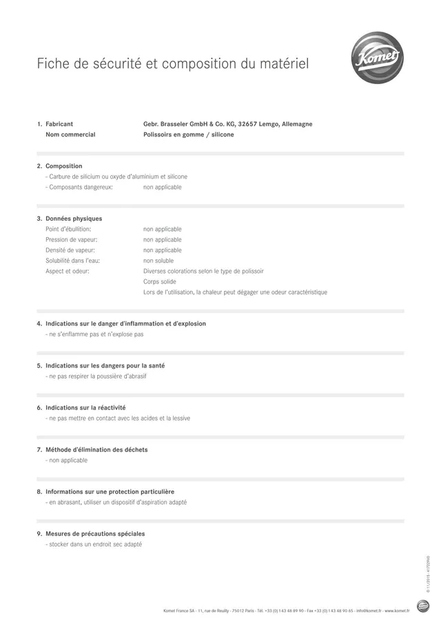 komet-diao-sicherheitsdatenblatt-gummipolierer-silikon image 1