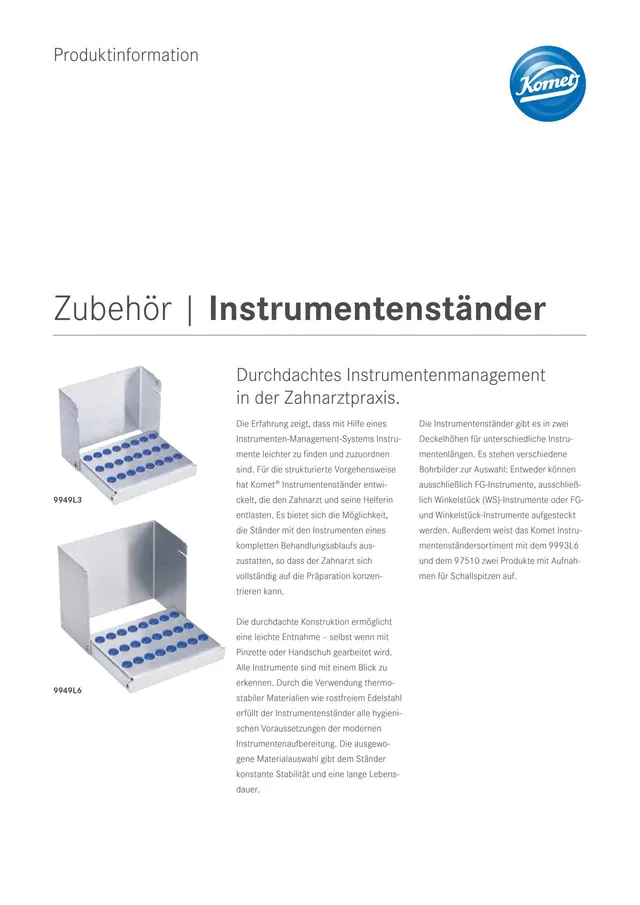 komet-diao-instrumentenst-nder-9933l6-9945-set image 1