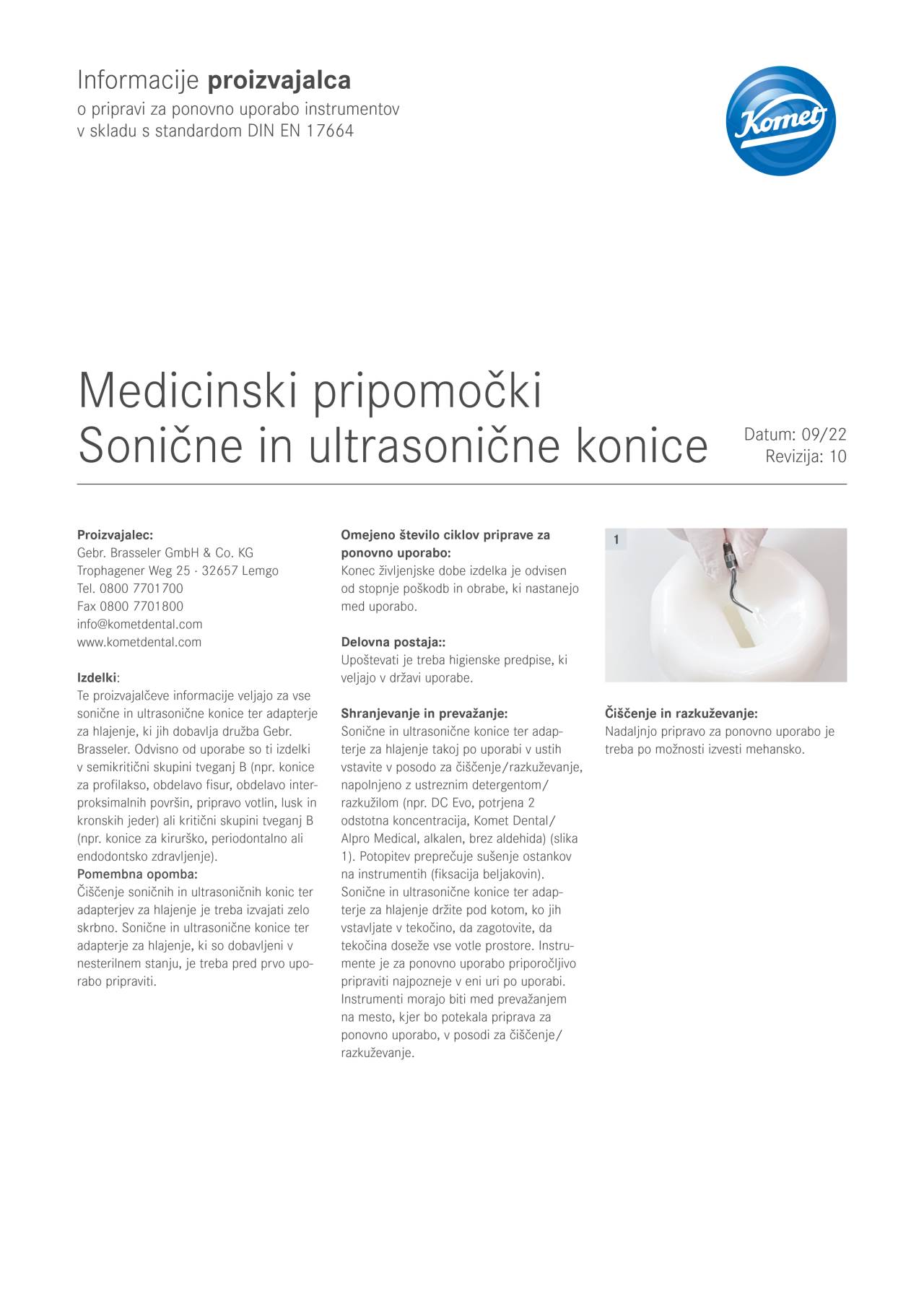komet-dental-sonicline-herstellerinformation-aufbereitung-en-17664 image 1