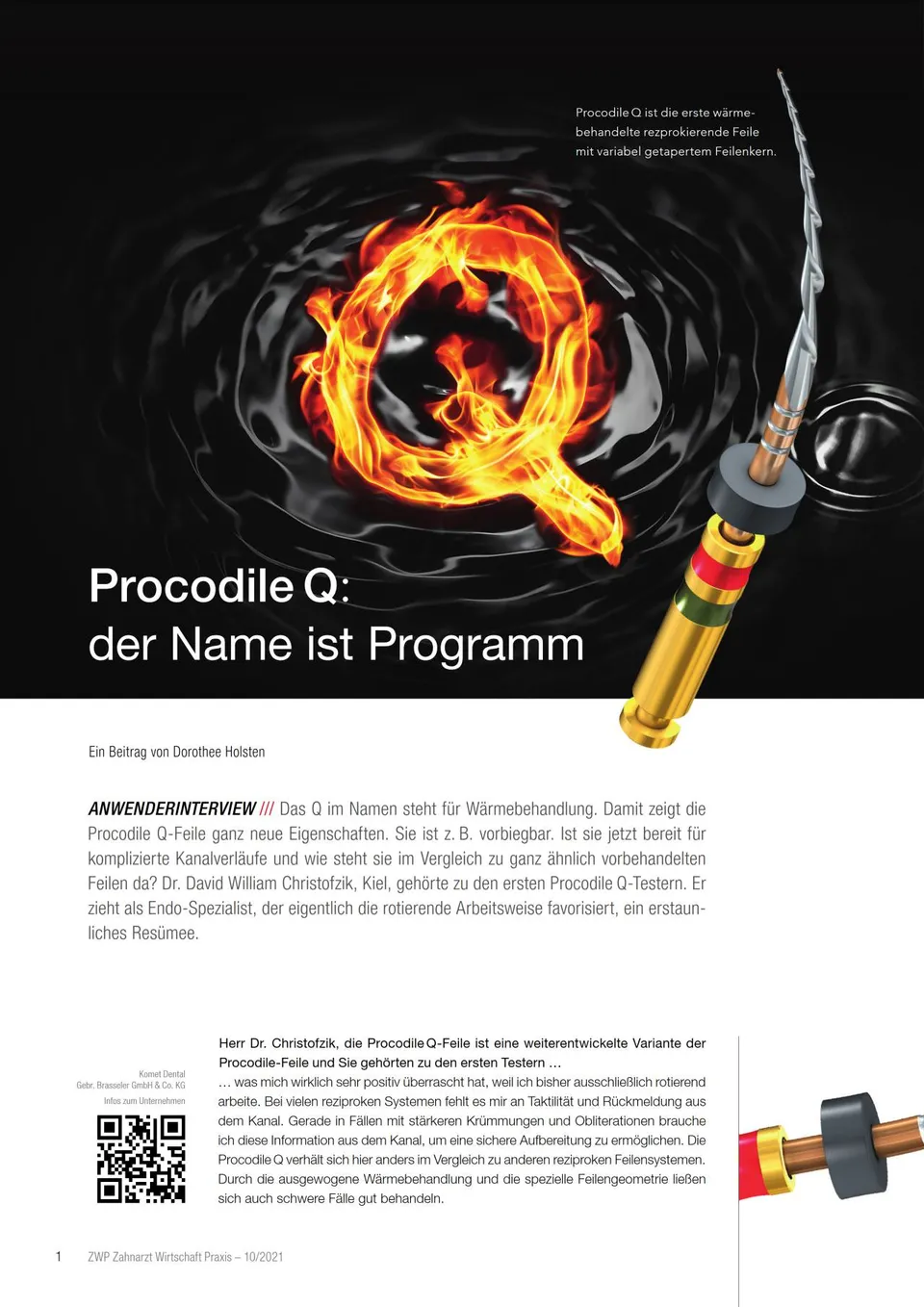 komet-dental-procodile-q-fachbericht-interview-zwp-10-2021 image 1