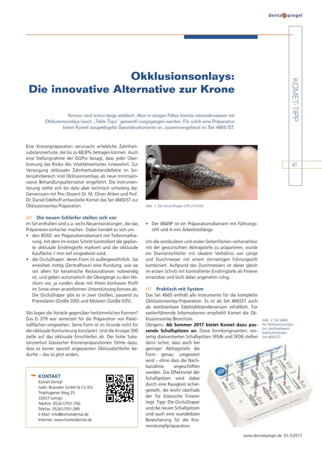 komet-dental-diao-set-4665-okklusionsonlay-brosch-re-krone-alternative image 1