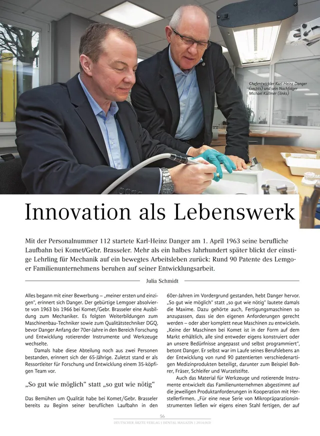 komet-diao-fachbericht-innovation-als-lebenswerk-dm-2014 image 1
