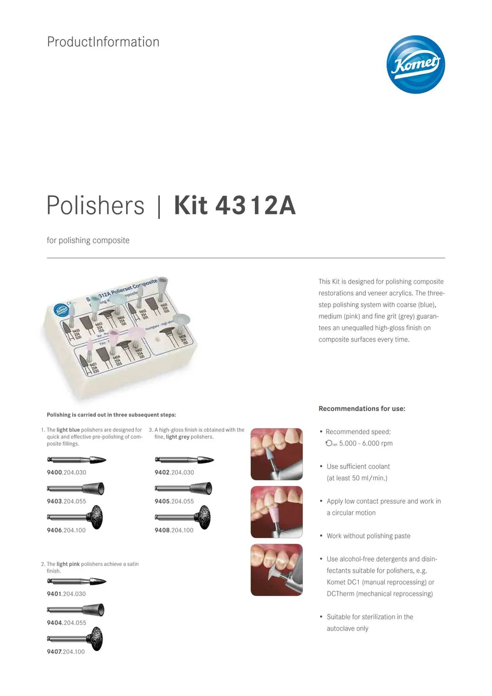 komet-diao-set-4312a-4313b-polierer-composite-keramik image 1
